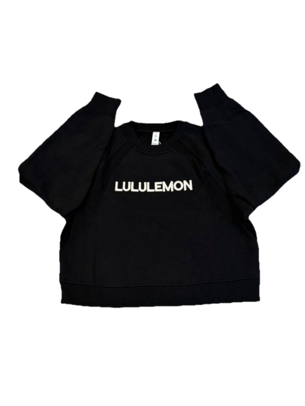 LULULEMON SCUBA OVERSIZED PULLOVER BLACK/WHITE Sz XL/XXL NWT